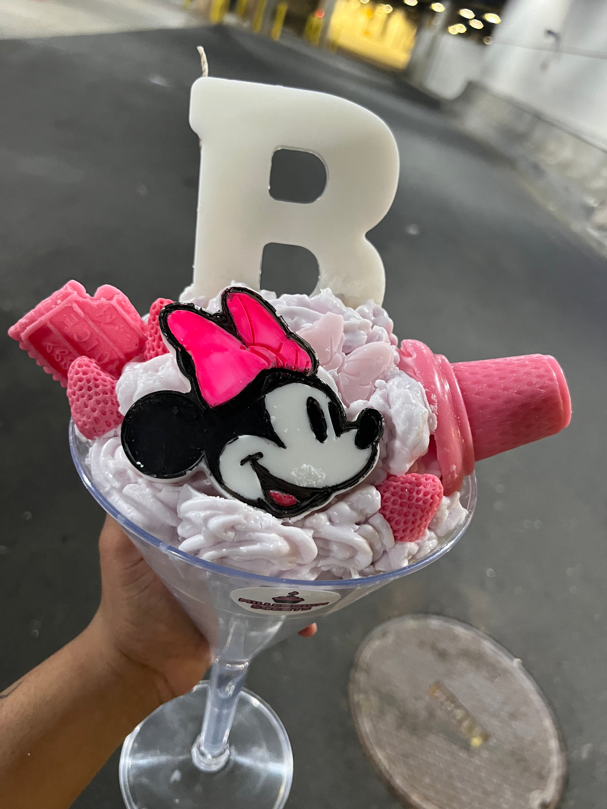 Custom intial Jumbo Candle